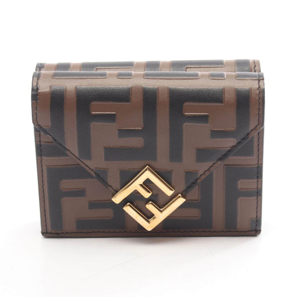 Fendi FF Diamond Leather Wallet