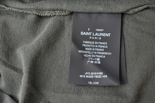 Yves Saint Laurent 100% Cotton Short Sleeve T-Shirt in Pristine Condition