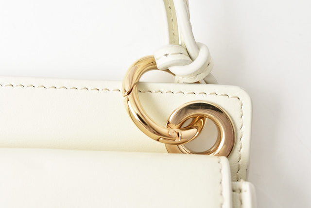 Chloe TESS Mini Shoulder Bag with Strap, Off-White