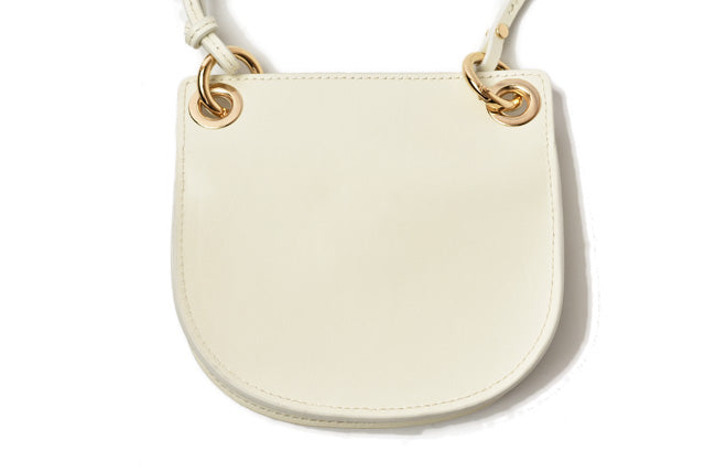 Chloe TESS Mini Shoulder Bag with Strap, Off-White