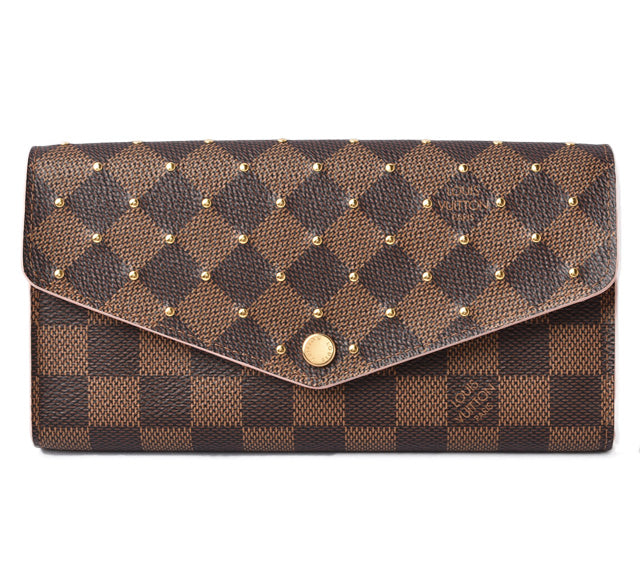 Louis Vuitton Damier Canvas Sarah Long Wallet N60249 in Excellent Condition