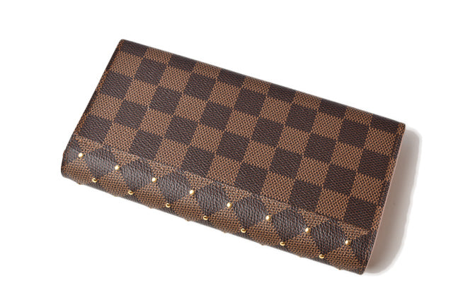 Louis Vuitton Damier Canvas Sarah Long Wallet N60249 in Excellent Condition