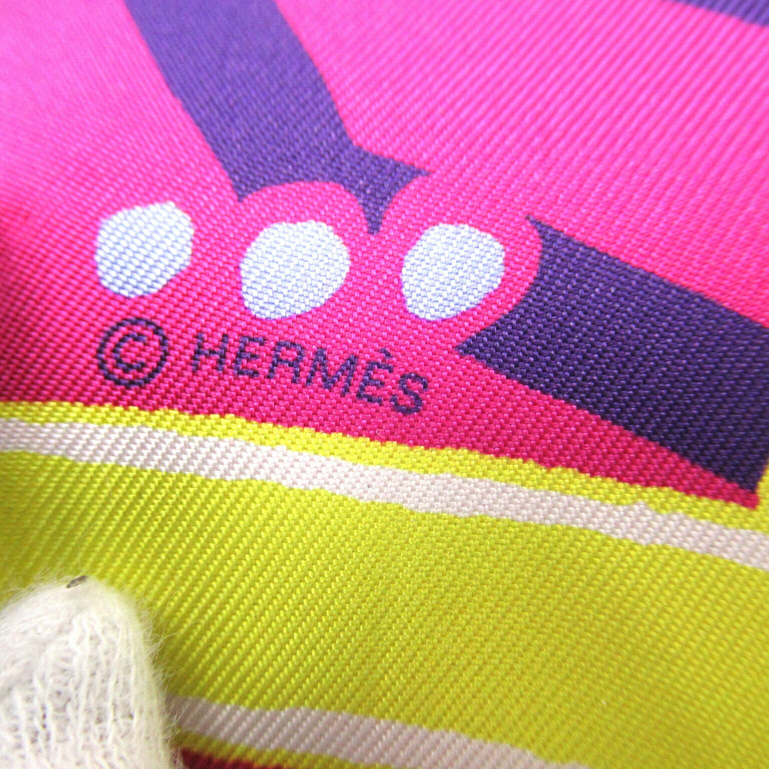 Hermes Silk Twilly Scarf Multicolor