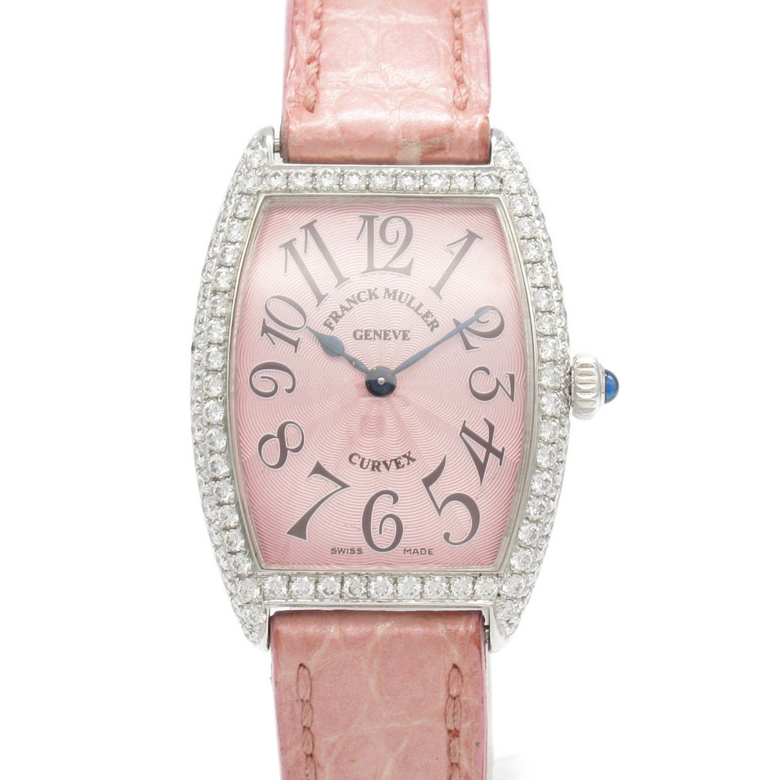 Franck Muller Tonneau Cintree Diamond Bezel Watch