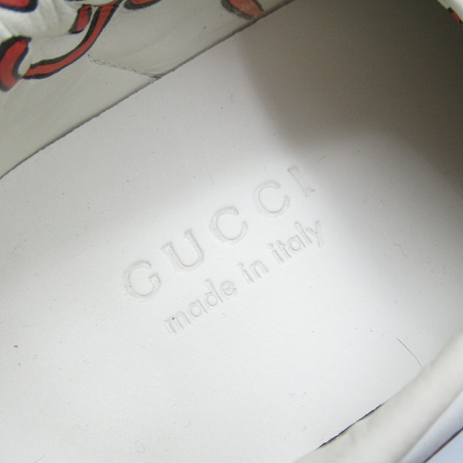 Gucci Leather GG Signature Low-Cut Sneakers