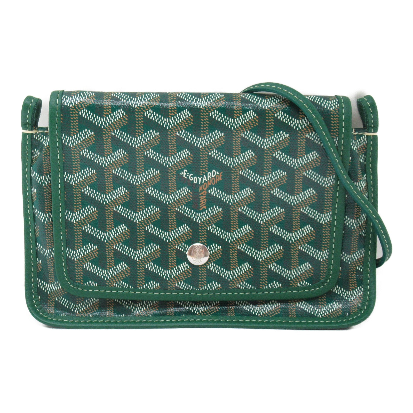 Goyard Plume Pouch Wallet Shoulder Bag Green