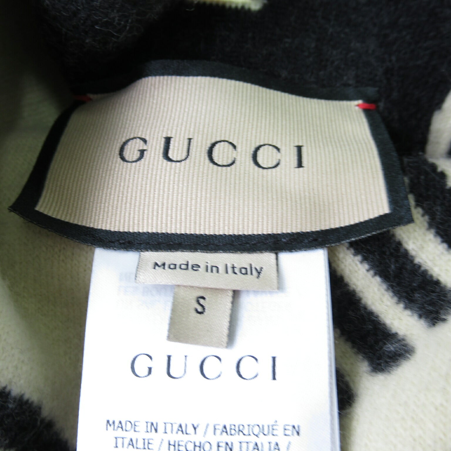 Gucci Interlocking G Wool Reversible Cardigan