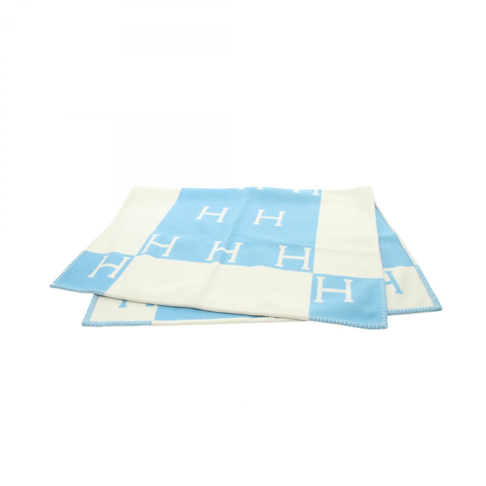 Hermes Wool Cashmere Avalon Baby Blanket