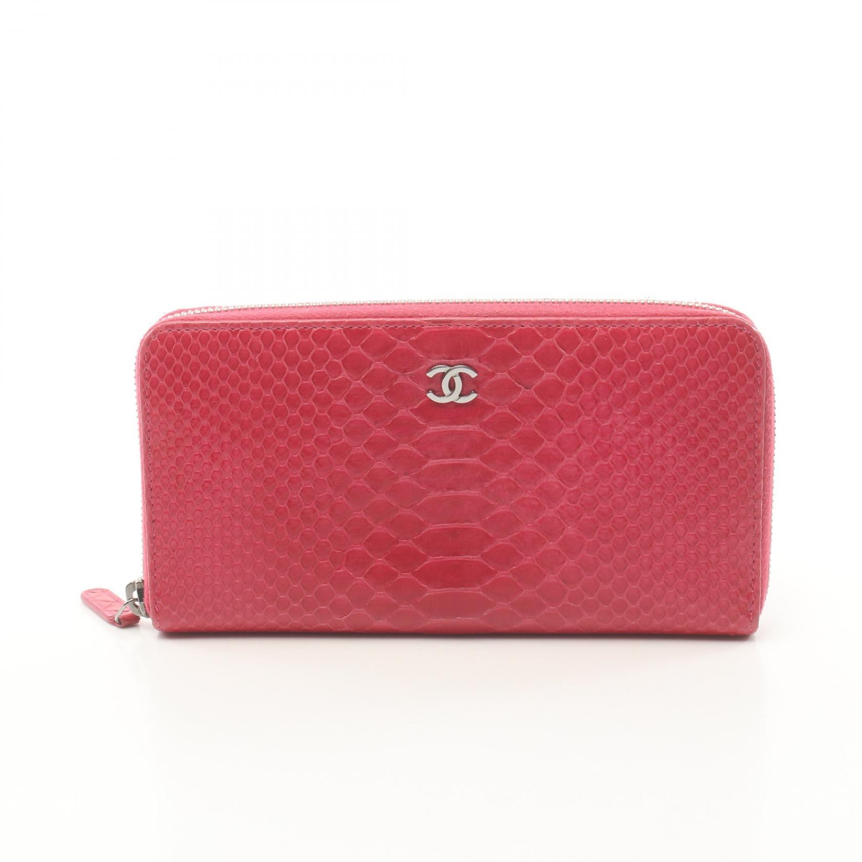 Chanel Exotic Leather Round Wallet