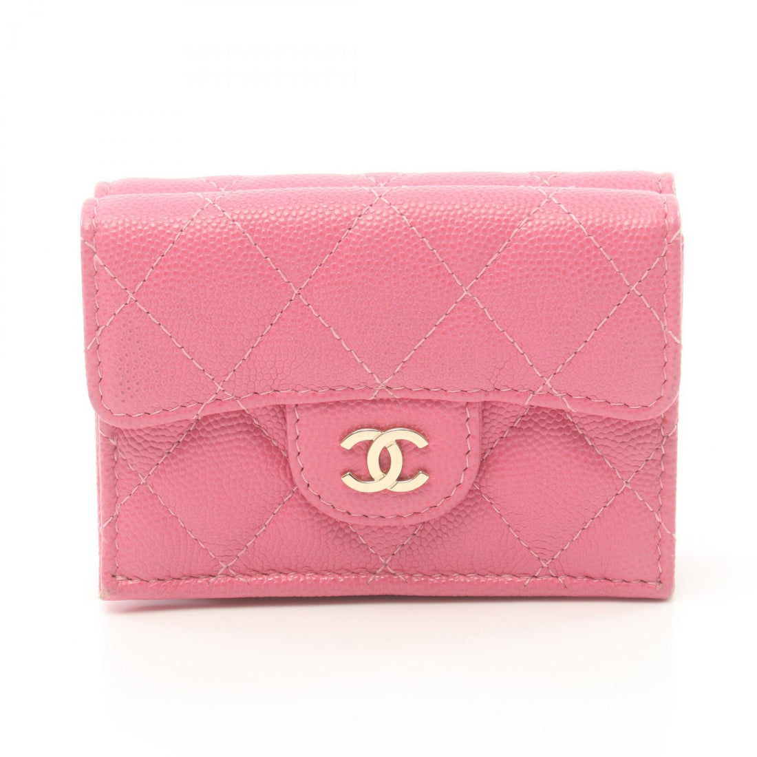 Chanel Classic Small Flap Wallet Leather Short Wallet AP0230 in Very Good Condition