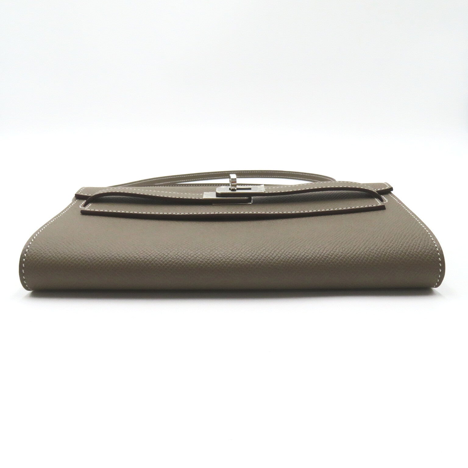 Hermes Kelly Long To Go Leather Shoulder Bag