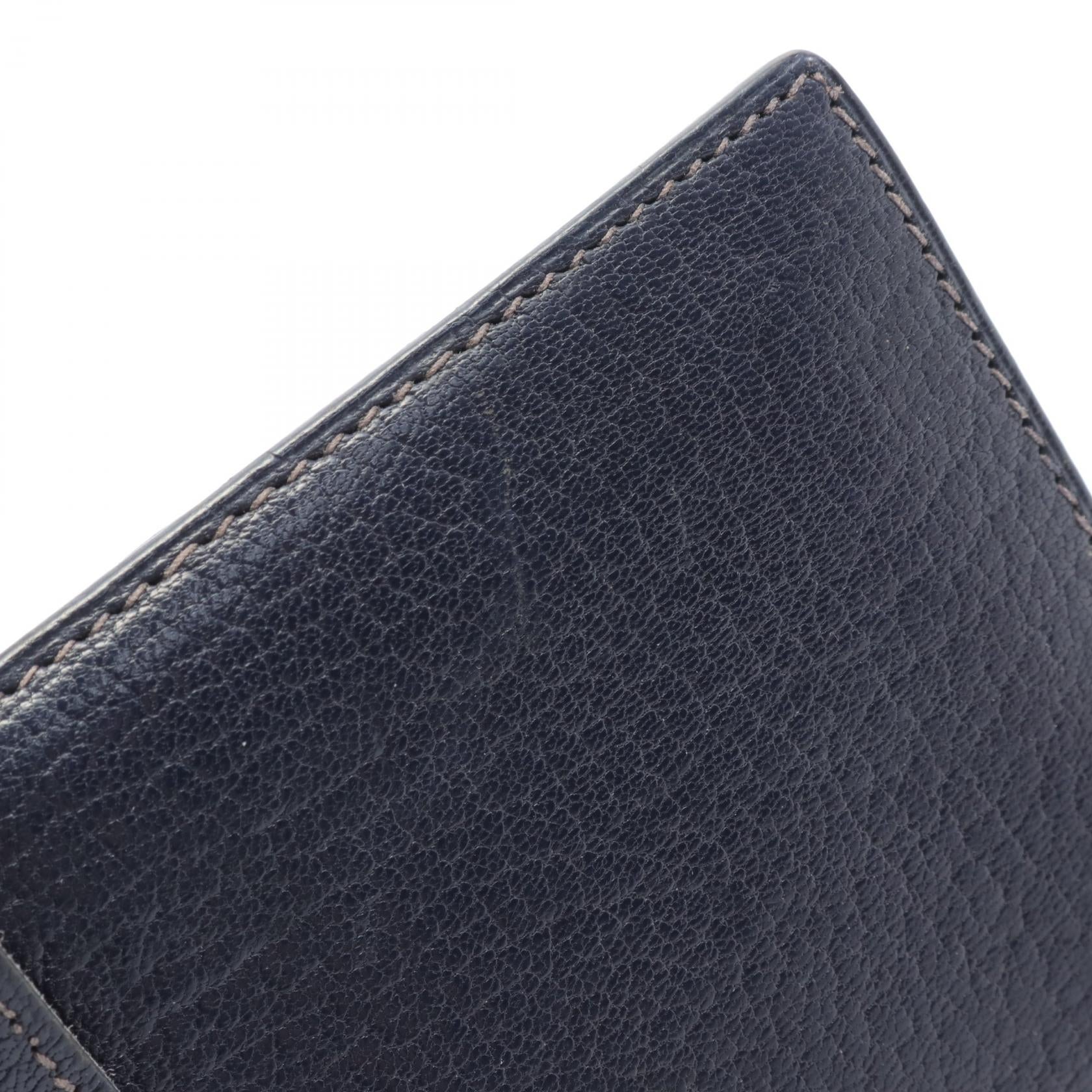 Hermes Bearn Souffle Long Wallet Navy