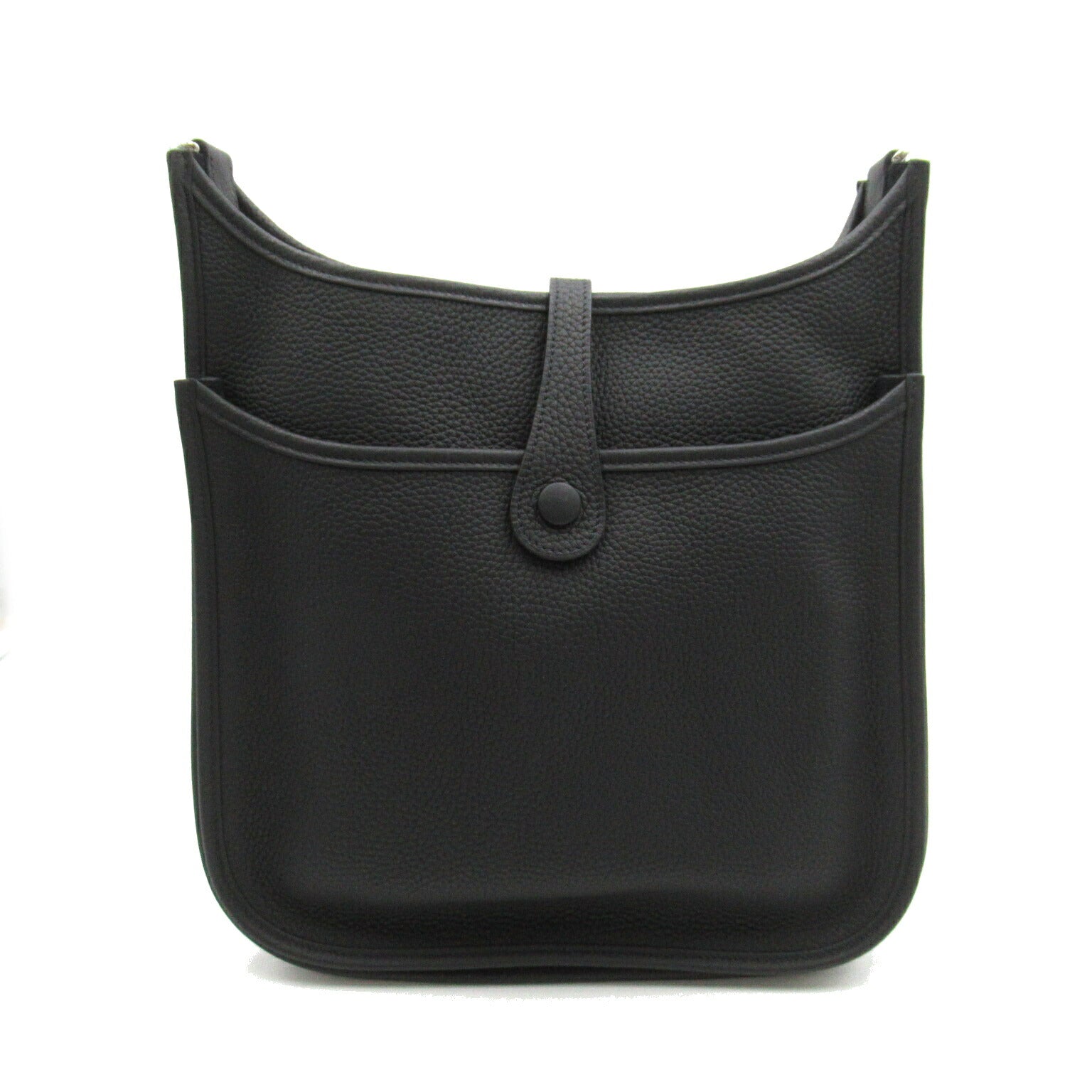 Hermes Evelyne PM Shoulder Bag Black Leather