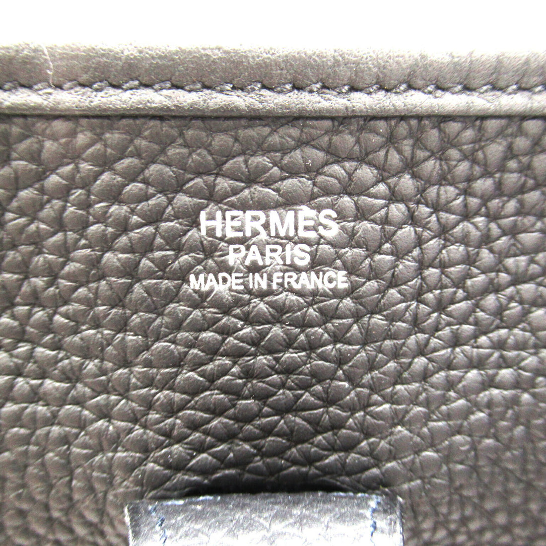 Hermes Evelyne PM Shoulder Bag Black Leather