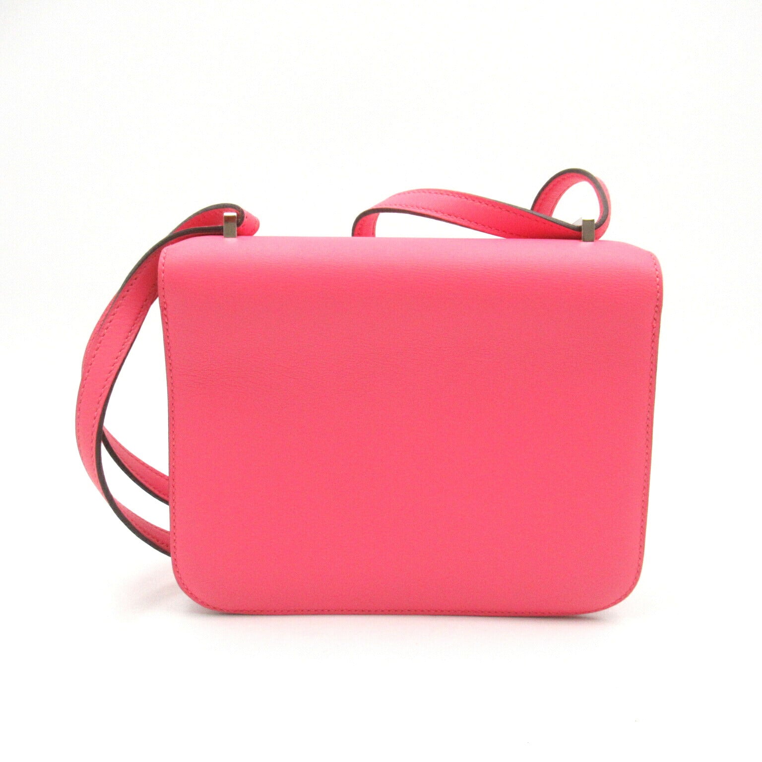 Hermes Constance Mini Shoulder Bag Pink Leather