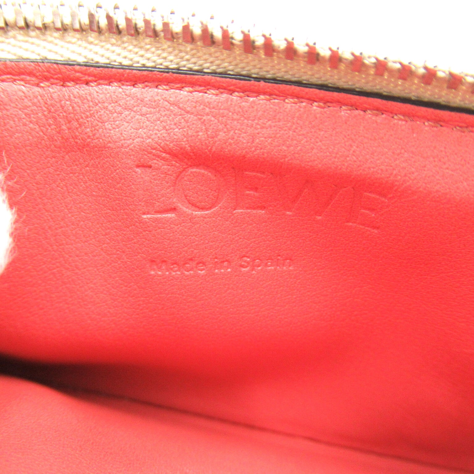 Loewe Leather Card Case Leather Coin Case in Very Good Condition