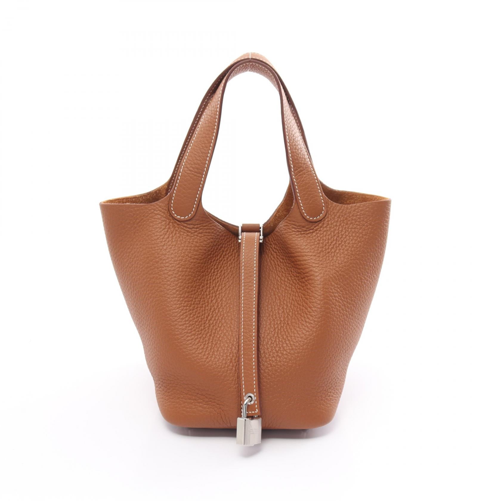 Hermes Picotin Lock PM Handbag Brown