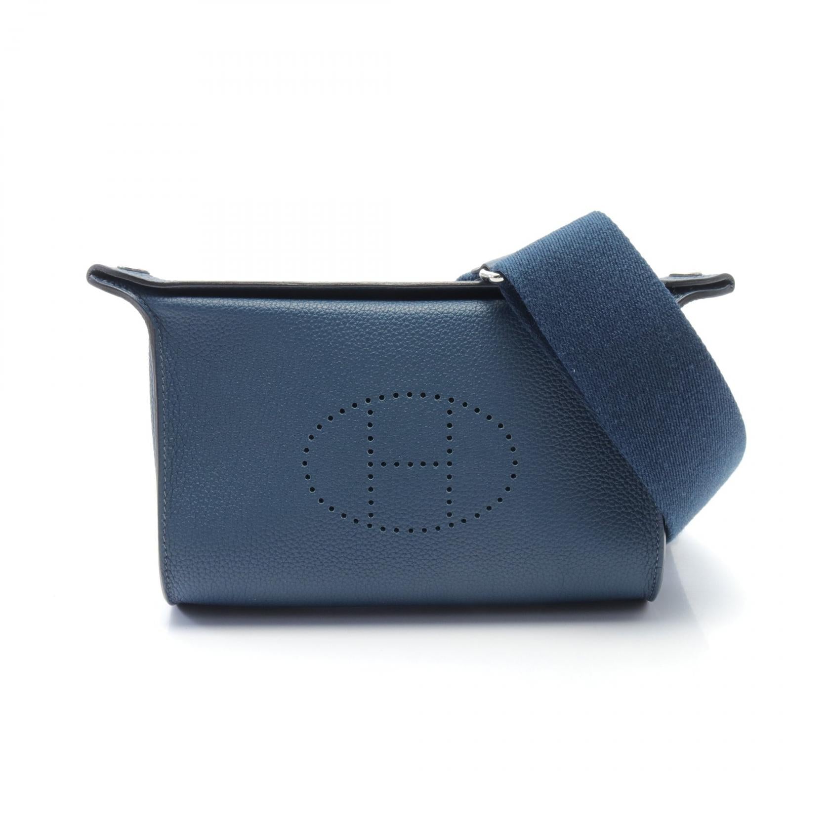 Hermes Togo Shoulder Bag Navy