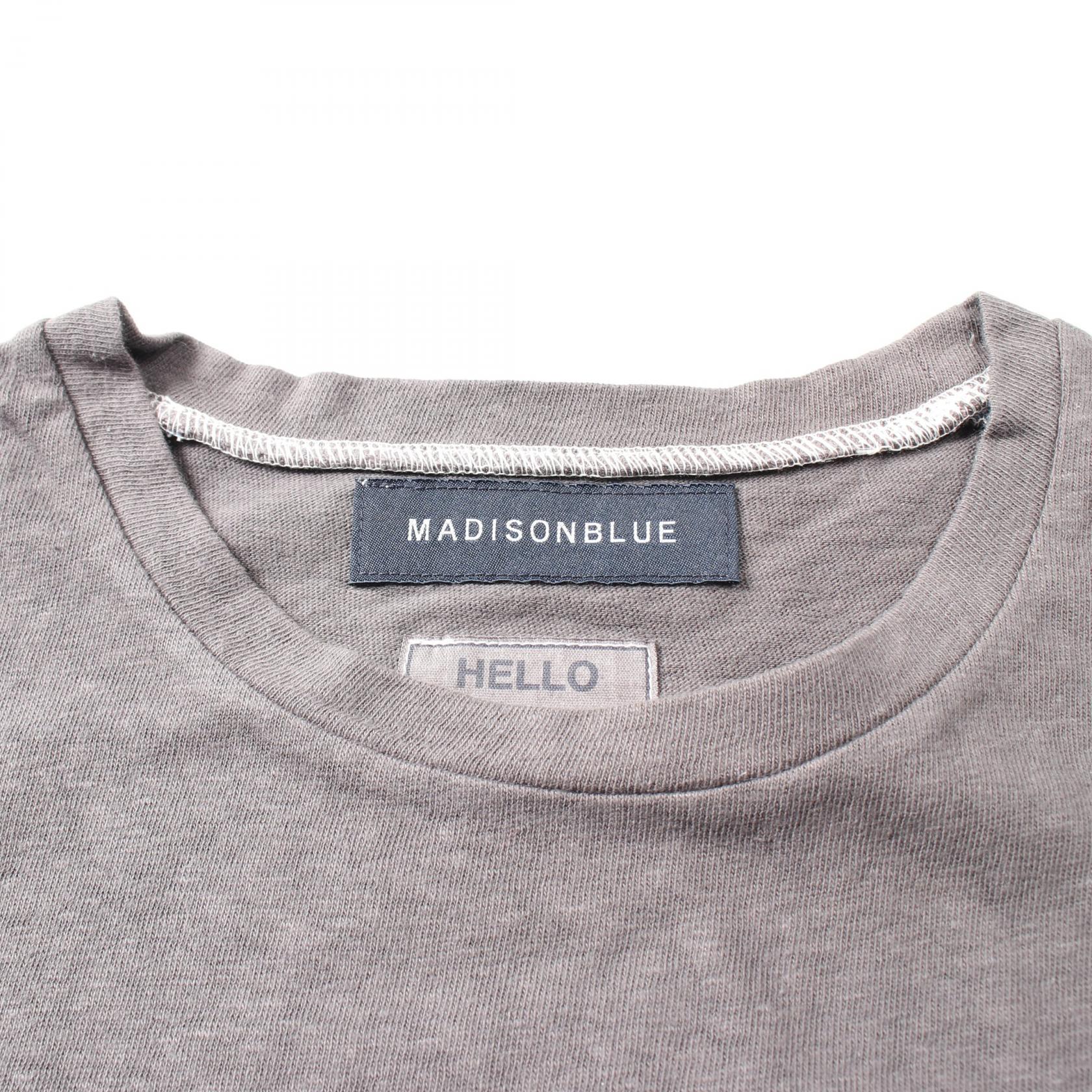 MADISONBLUE Hello Logo Cotton Top MB999-7716