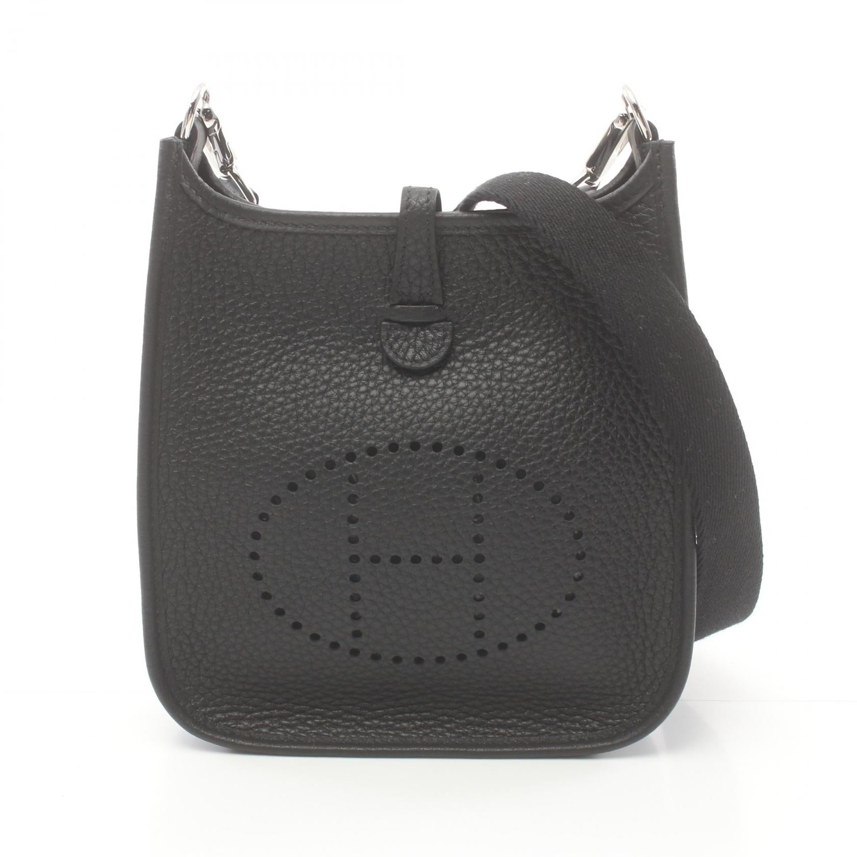 Hermes Evelyne TPM Amazon Shoulder Bag Black