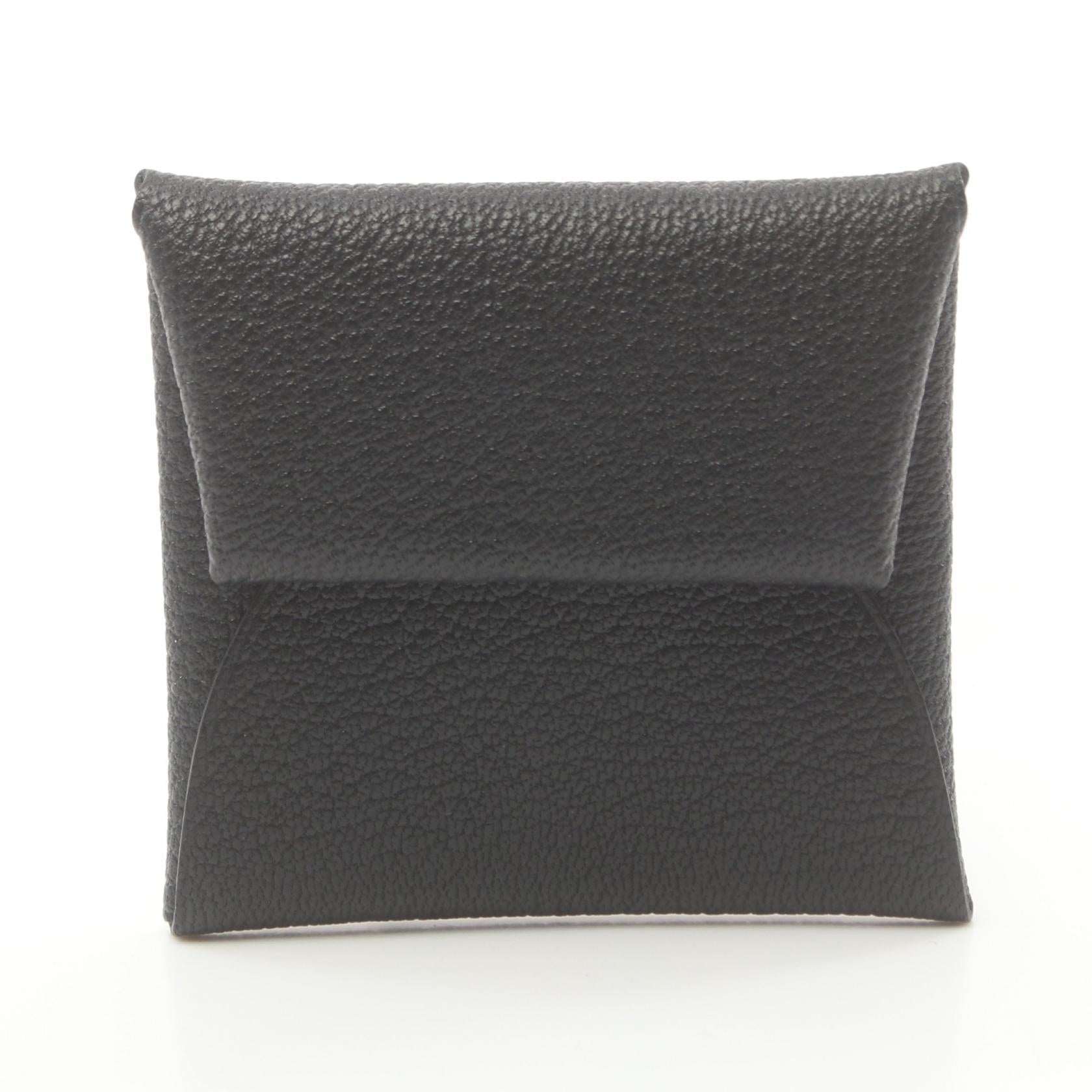 Hermes Bastia Coin Case Wallet Black