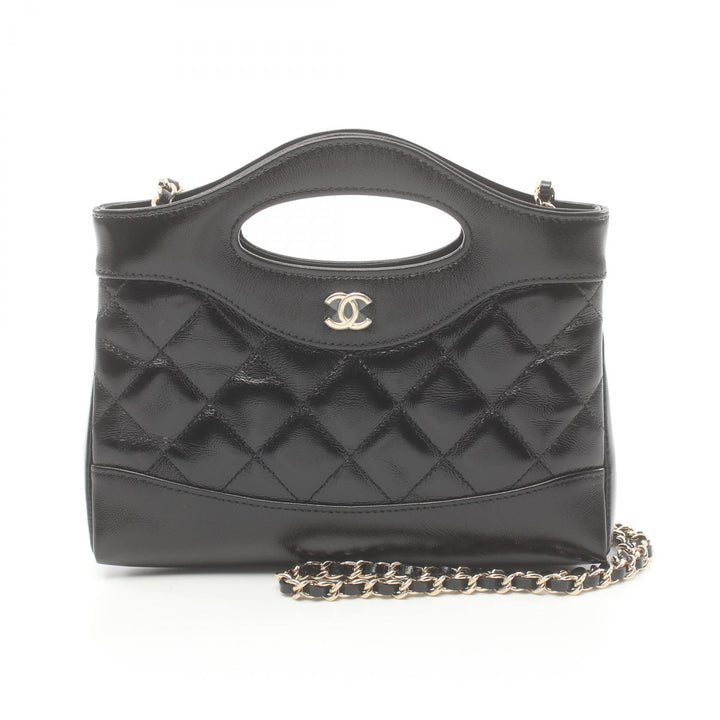 Chanel Quilted Nano 31 Shoulder Bag Leather Shoulder Bag AP3656