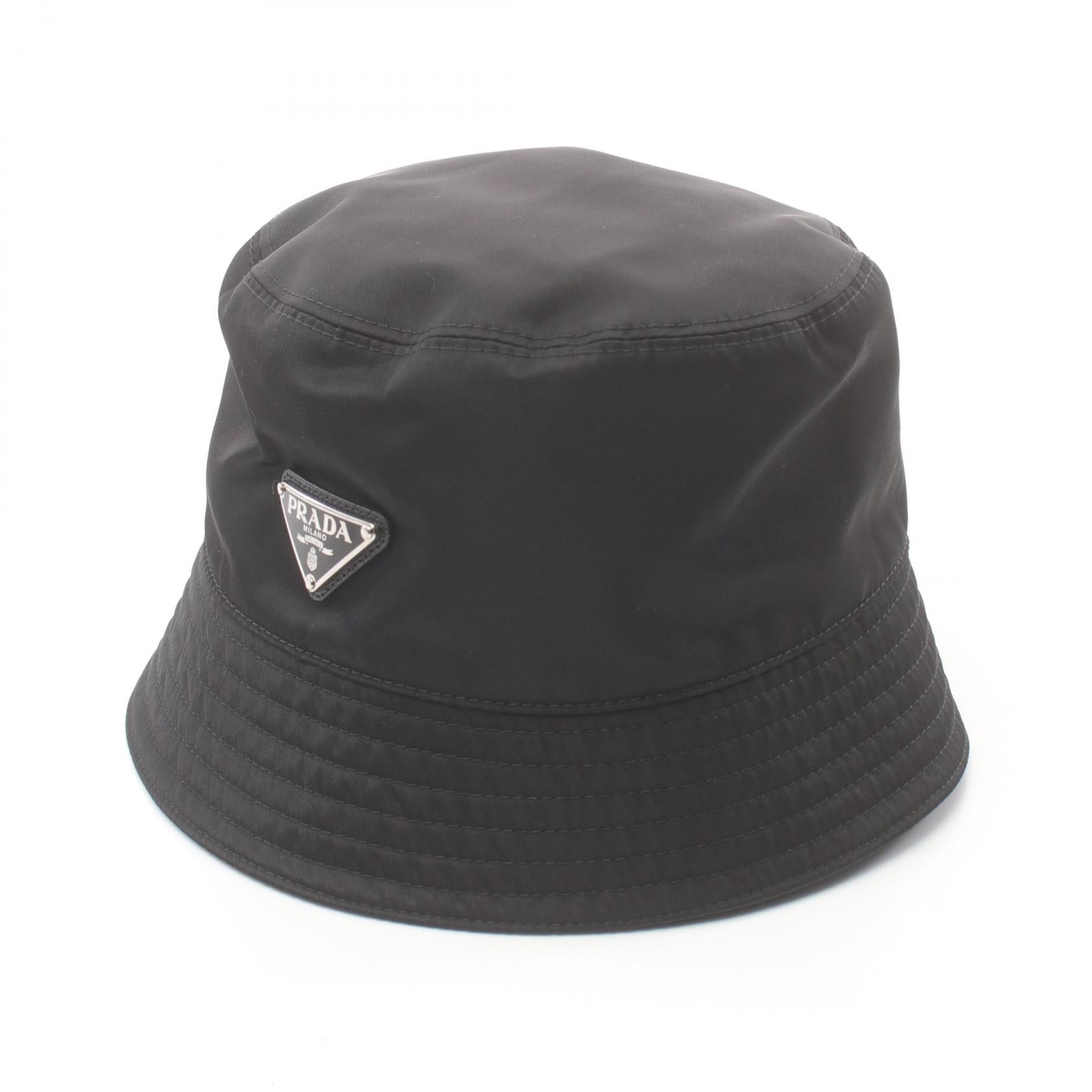 Prada Nylon Hat Black 1HC137