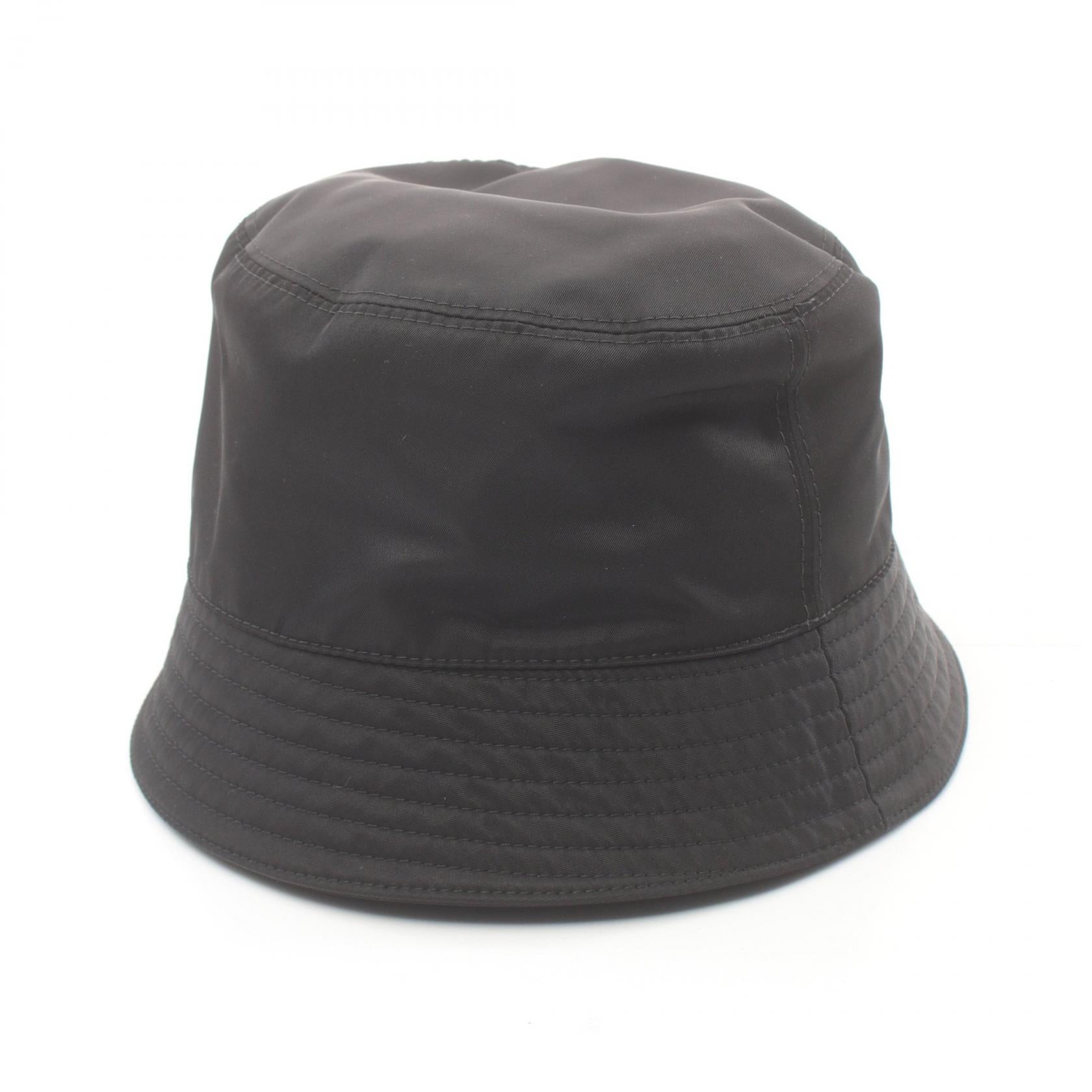 Prada Nylon Hat Black 1HC137