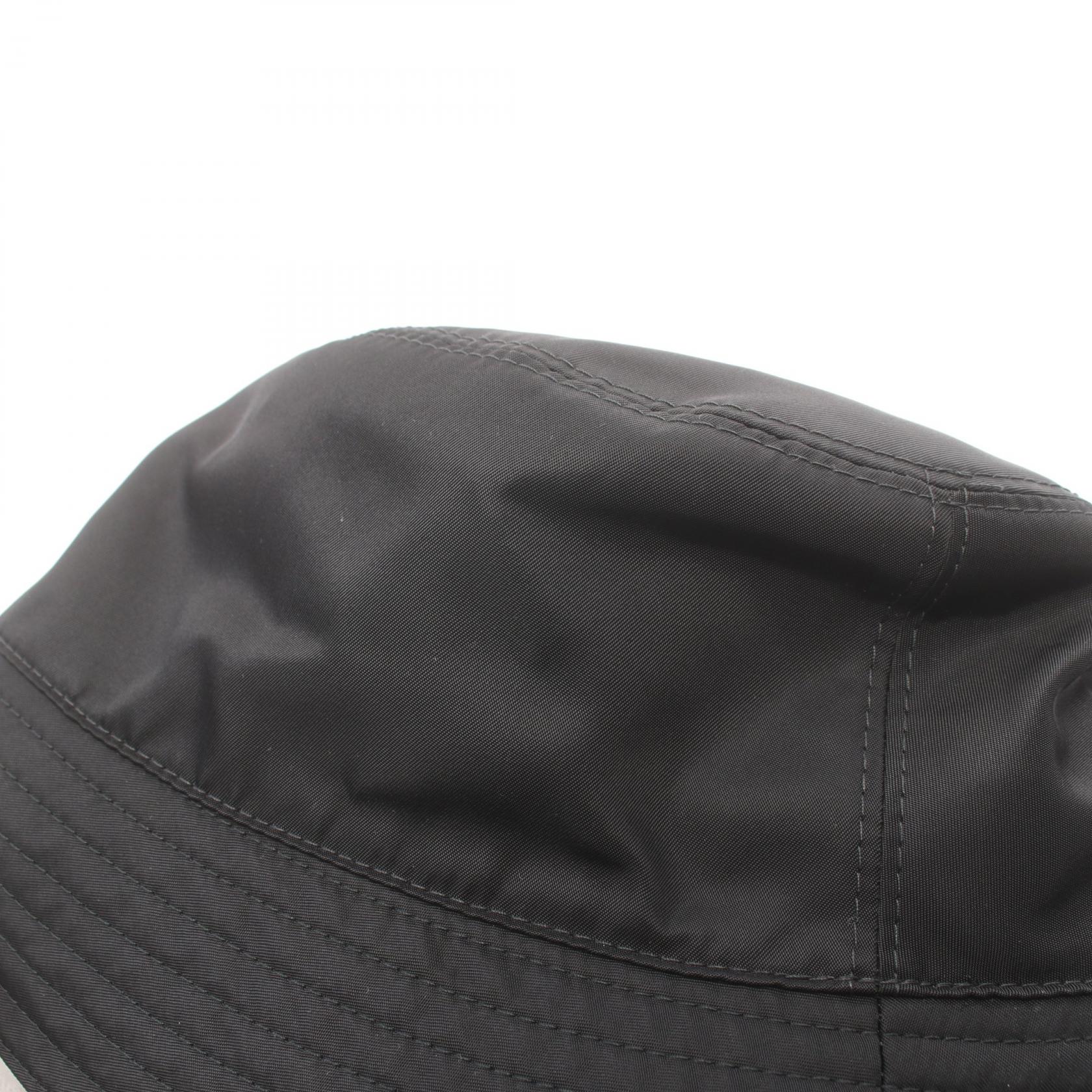 Prada Nylon Hat Black 1HC137