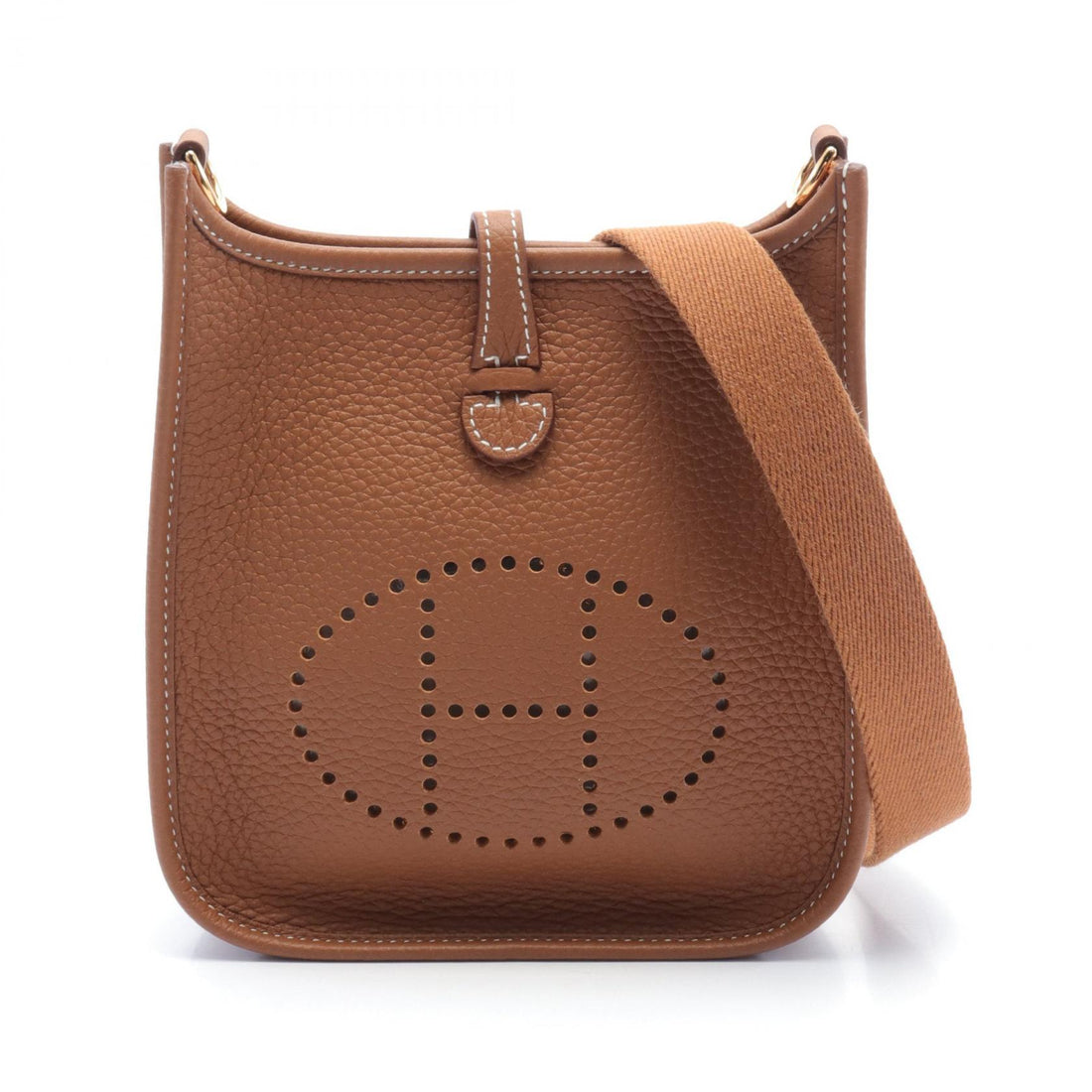 Hermes Evelyne TPM Shoulder Bag Brown