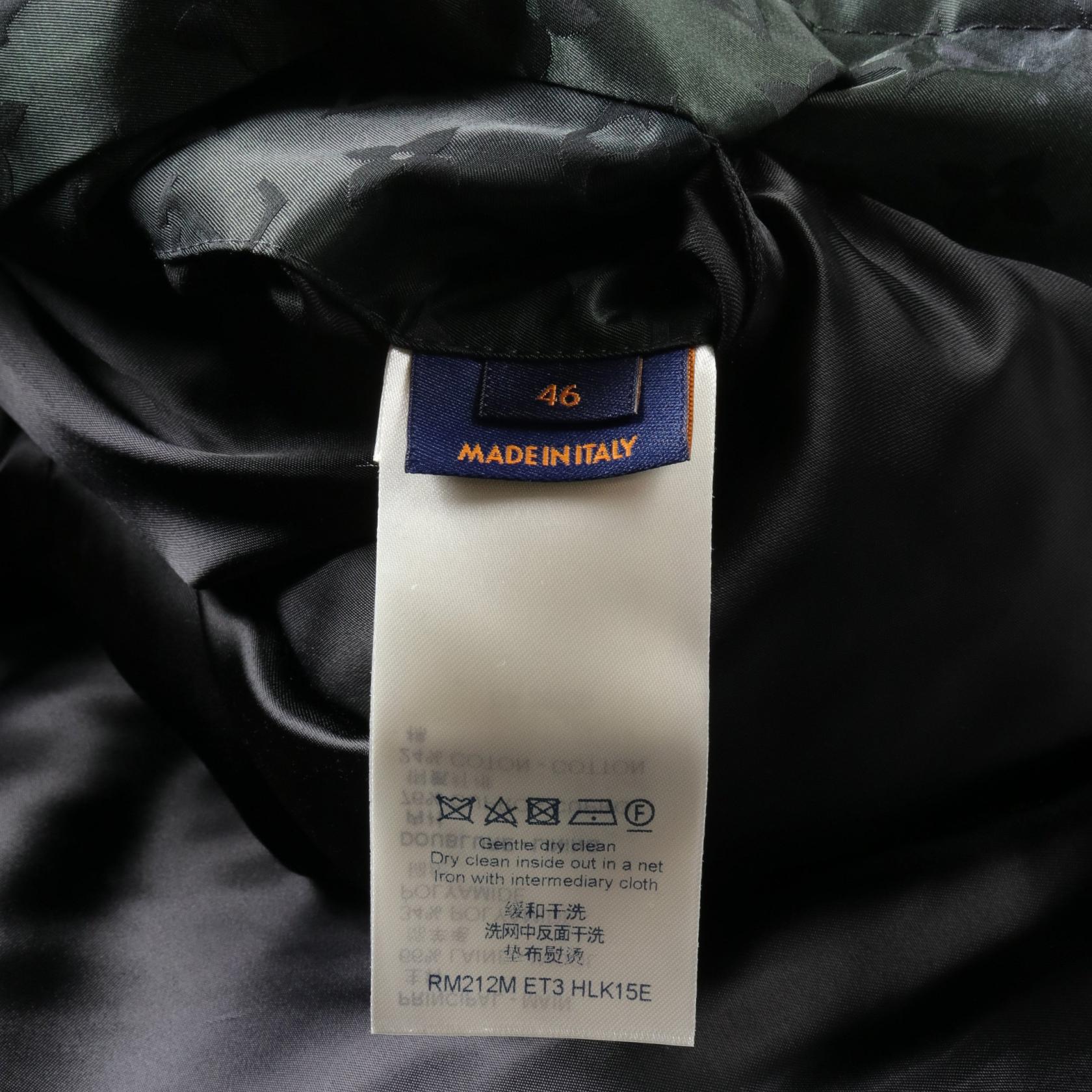 Louis Vuitton Monogram Nylon Down Jacket