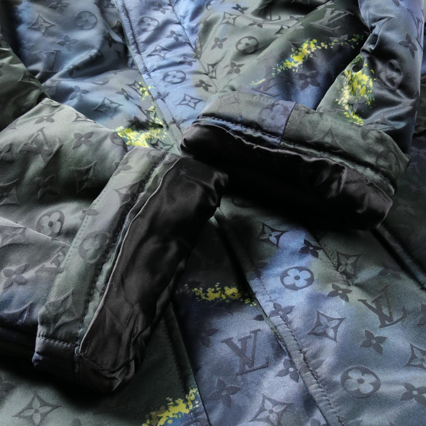 Louis Vuitton Monogram Nylon Down Jacket