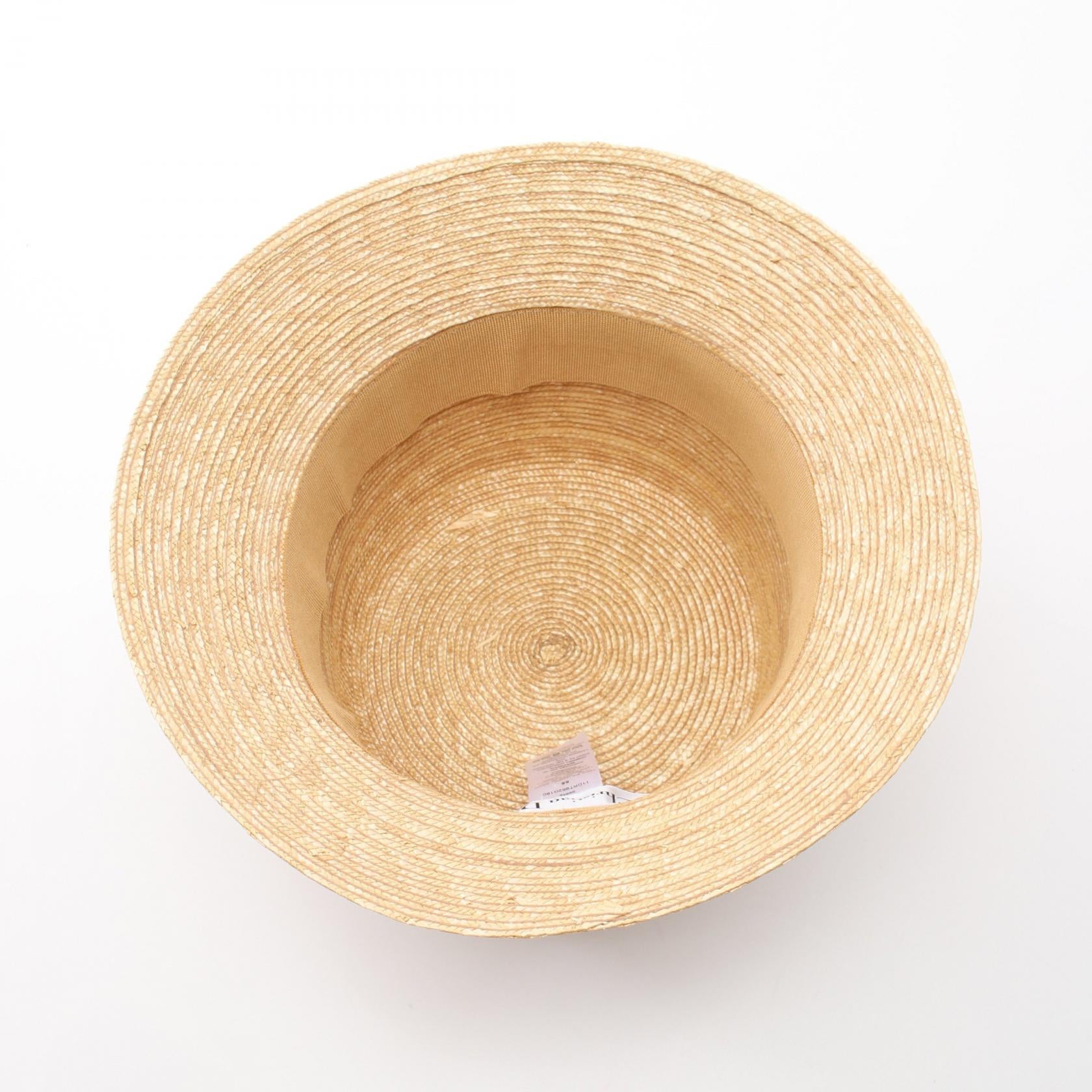 Christian Dior DIORESORT Straw Hat Beige/Navy