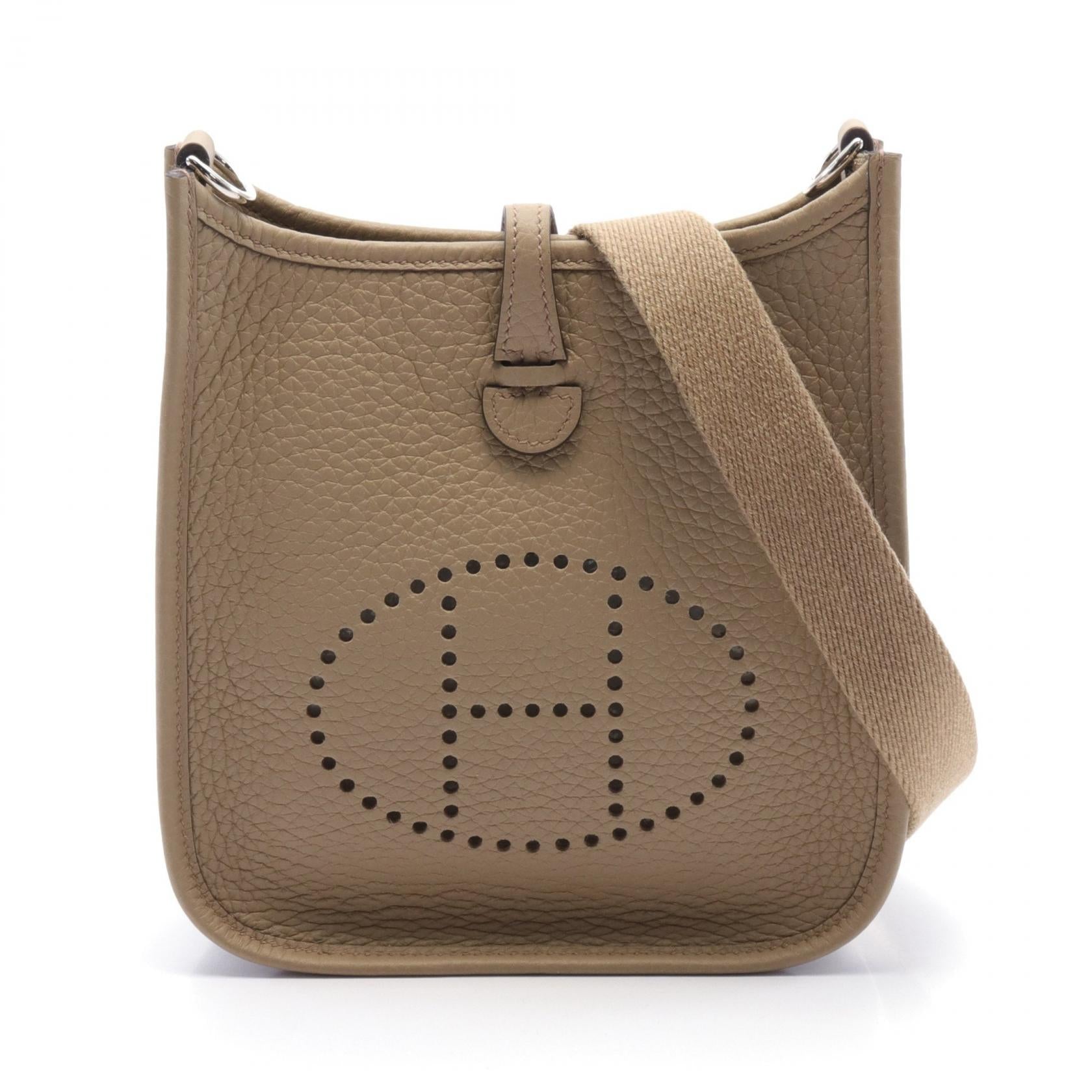 Hermes Evelyne TPM Shoulder Bag Beige