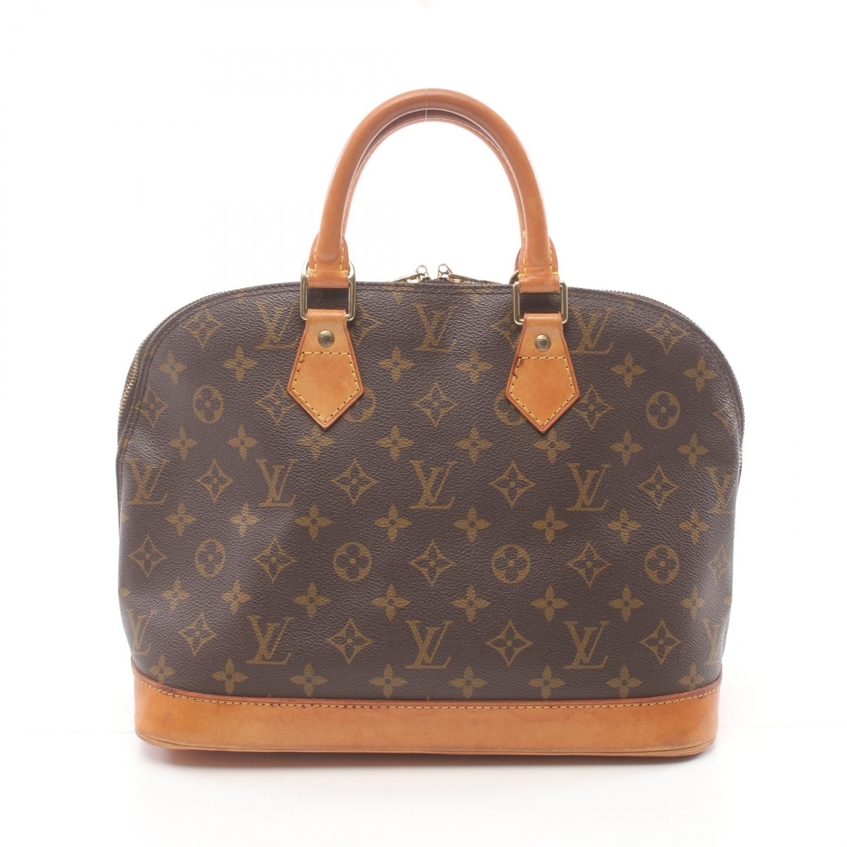 Louis Vuitton Monogram Alma Canvas Handbag M51130 in Good Condition