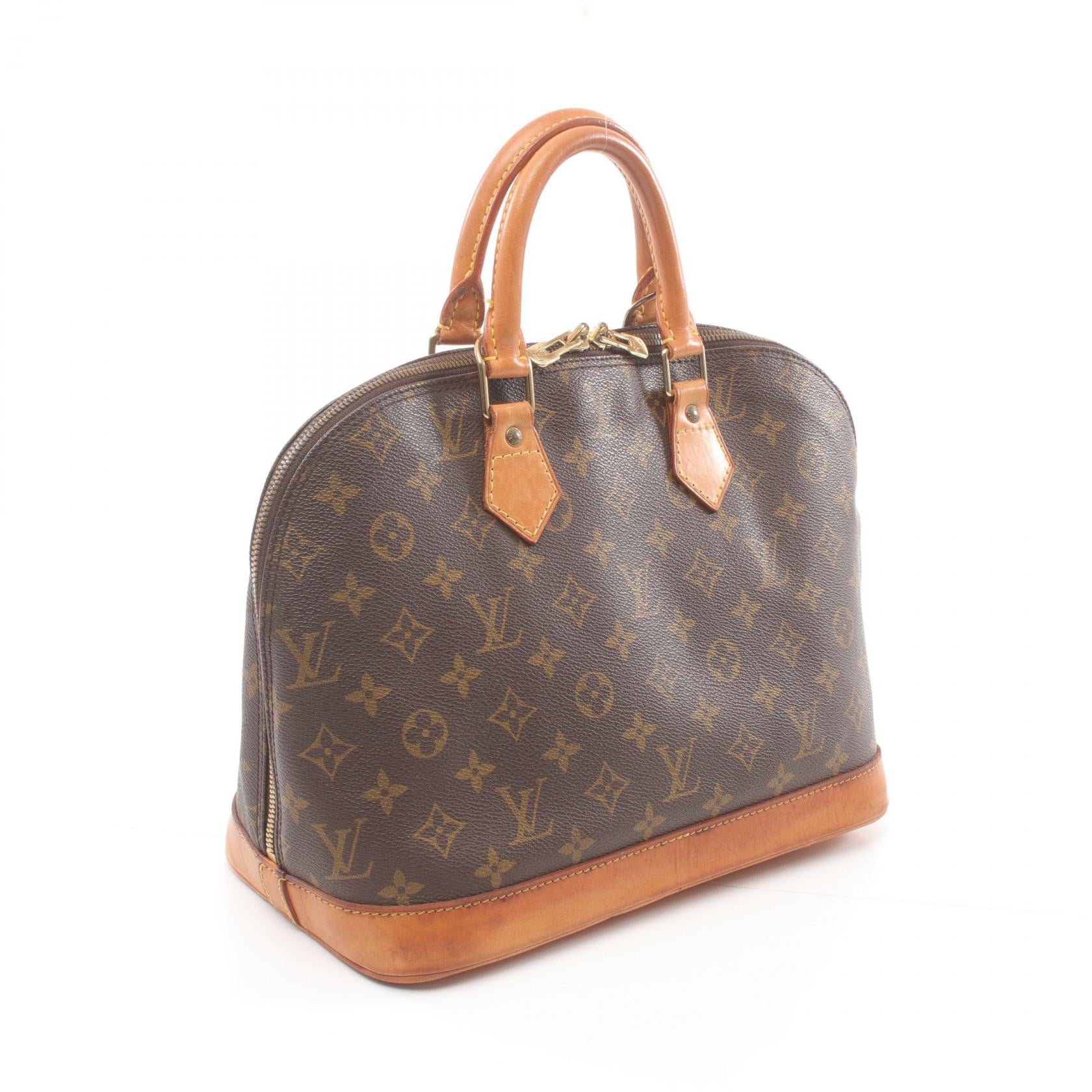 Louis Vuitton Monogram Alma Canvas Handbag M51130 in Good Condition