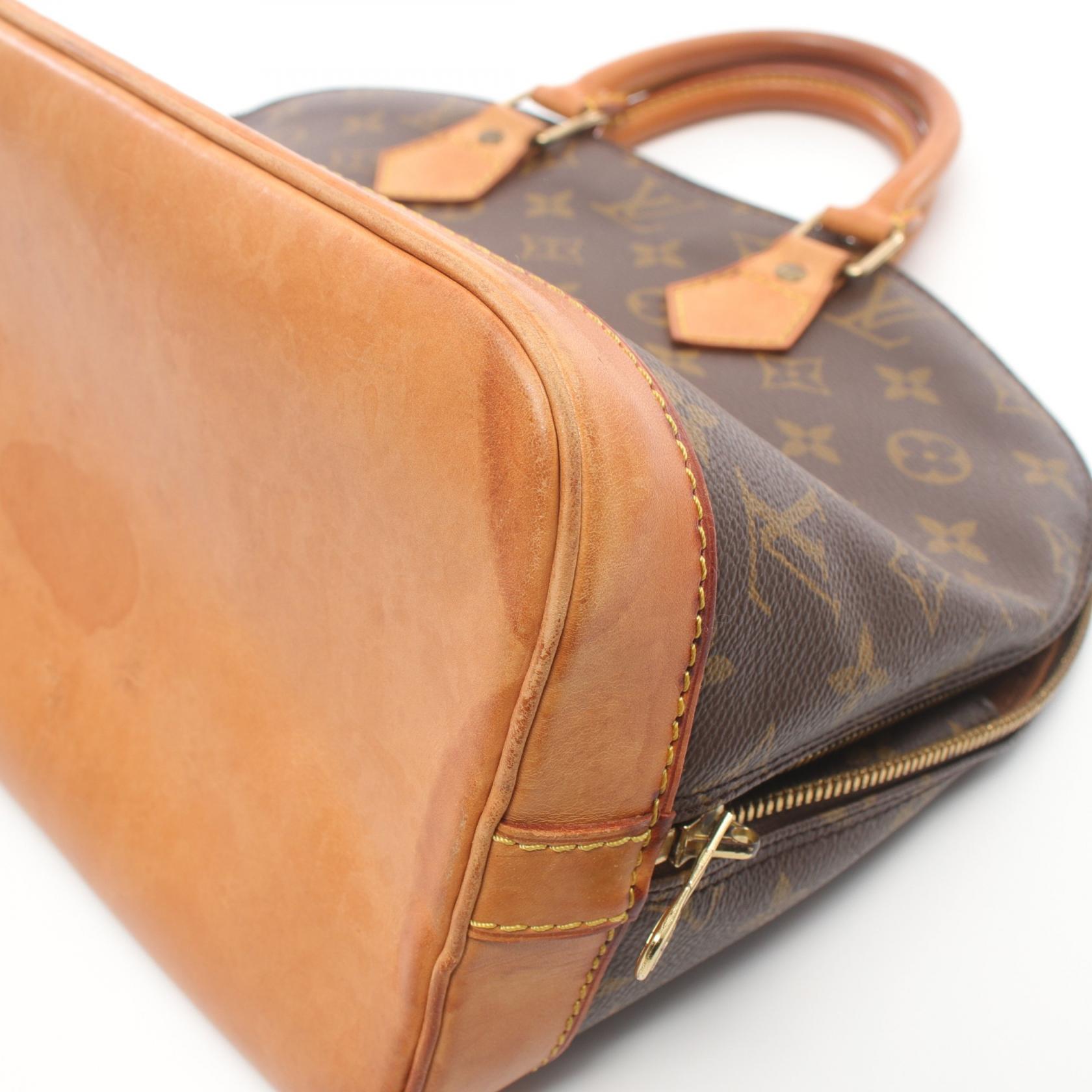 Louis Vuitton Monogram Alma Canvas Handbag M51130 in Good Condition