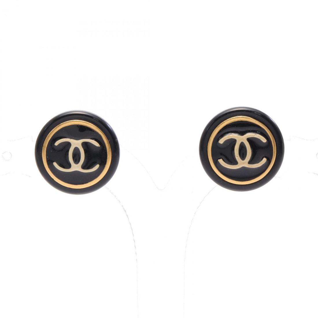 Chanel Coco Mark Earrings Gold Plated