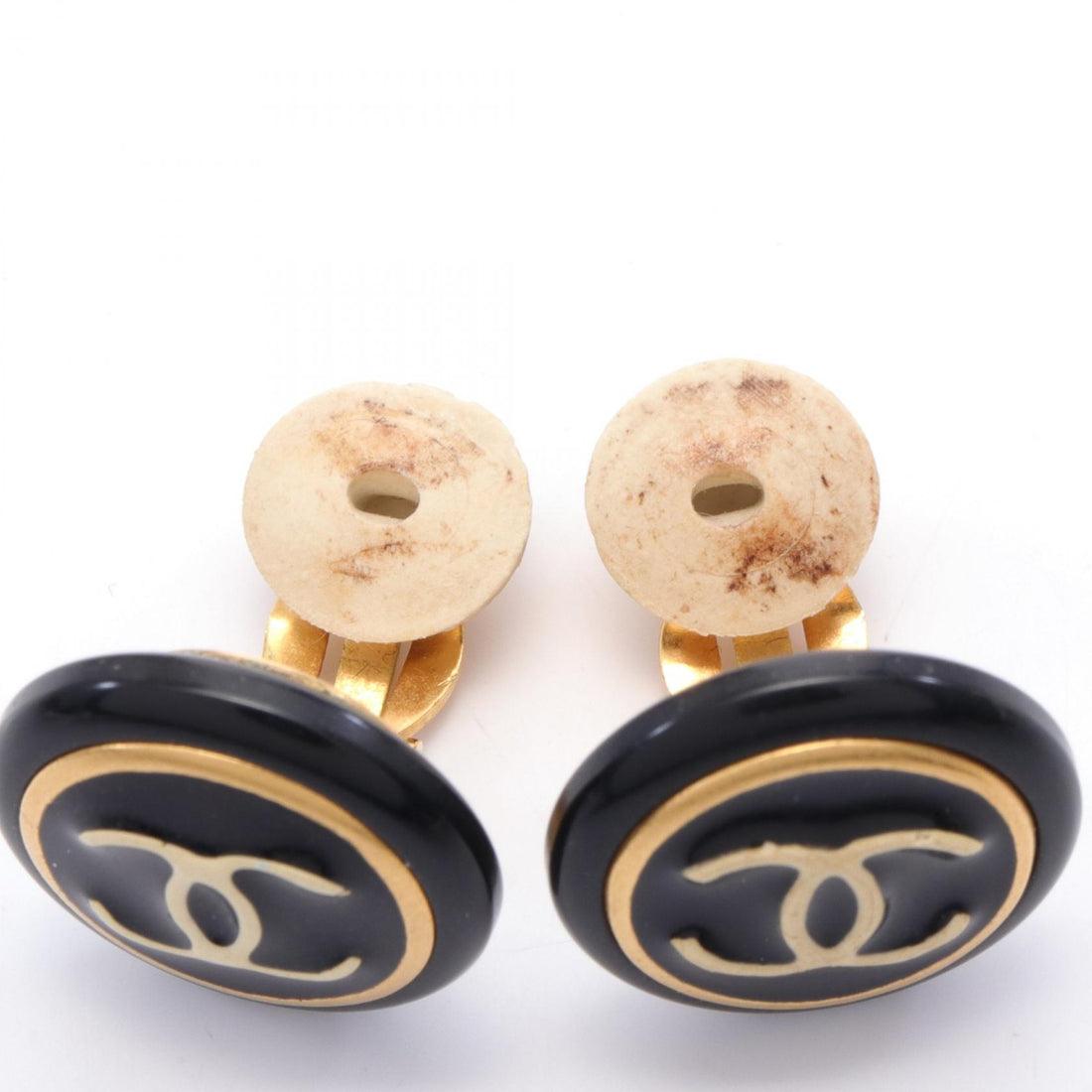 Chanel Coco Mark Earrings Gold Plated