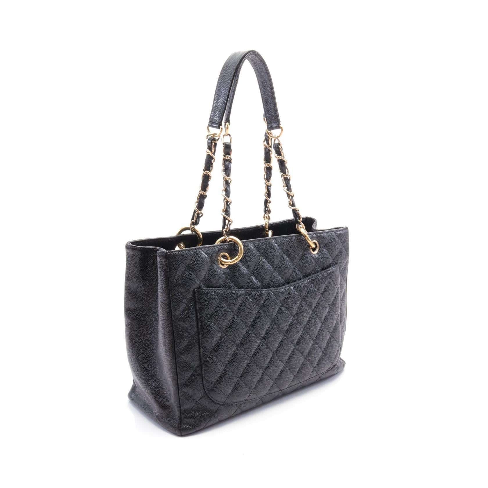 Chanel Caviar Skin Matelasse GST Tote Bag