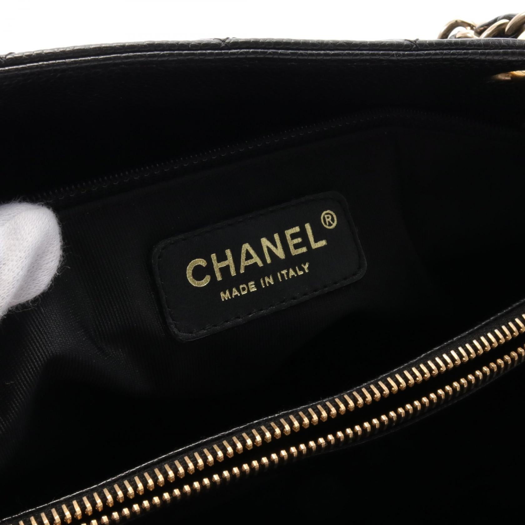 Chanel Caviar Skin Matelasse GST Tote Bag