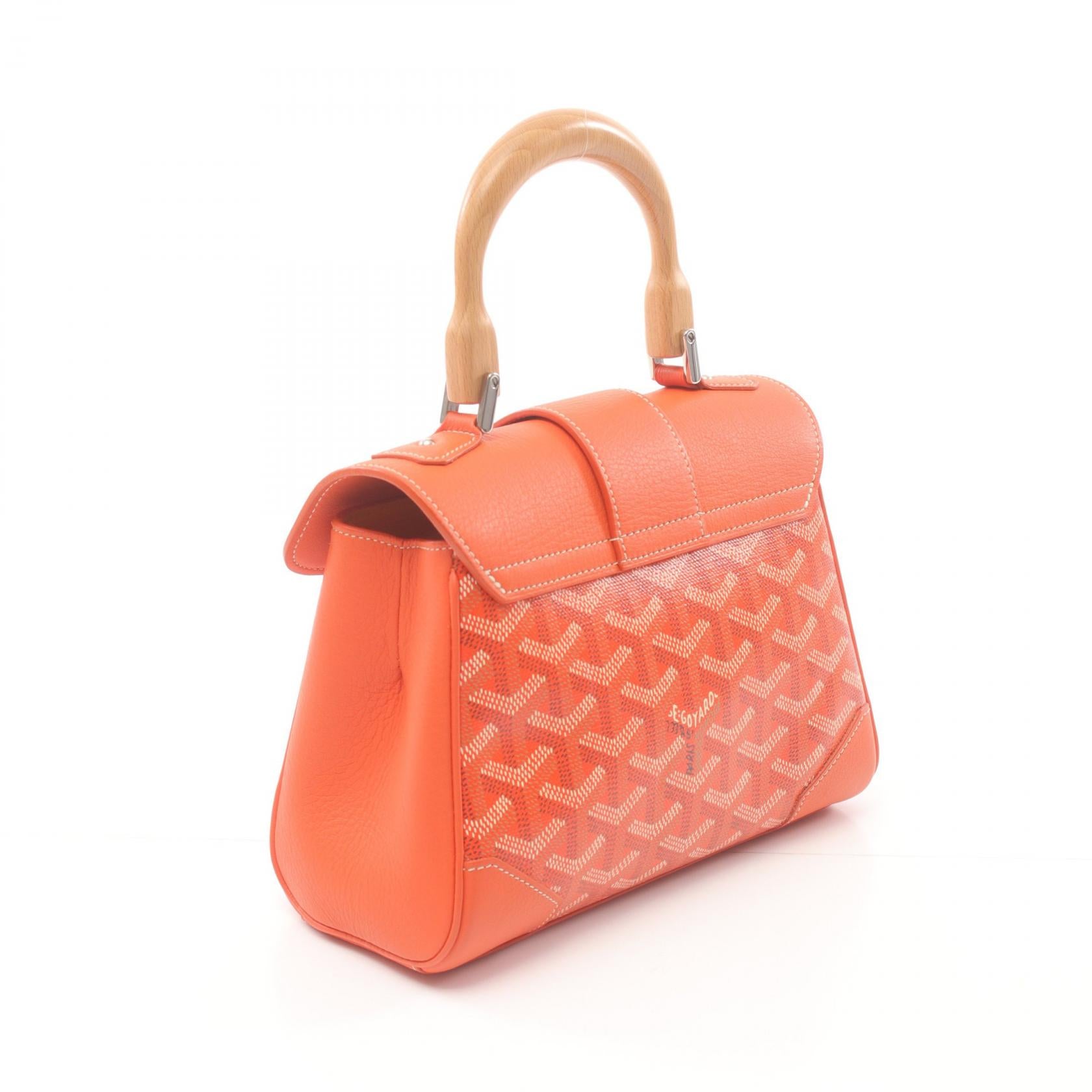 Goyard Saigon Mini Handbag Leather PVC Canvas