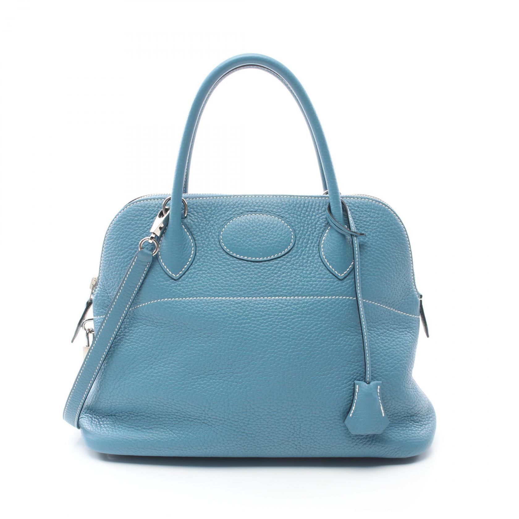 Hermes Bolide 31 Handbag Blue