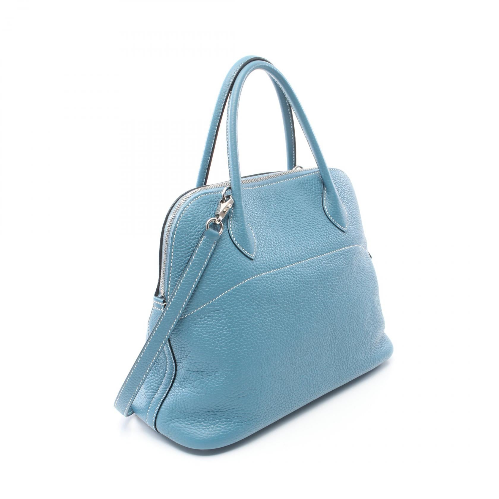 Hermes Bolide 31 Handbag Blue