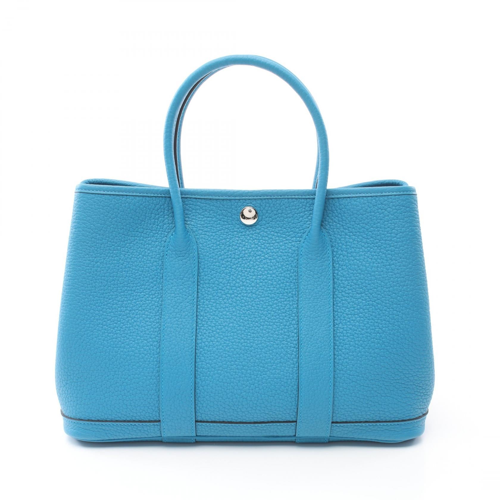 Hermes Garden Party TPM Tote Bag Blue