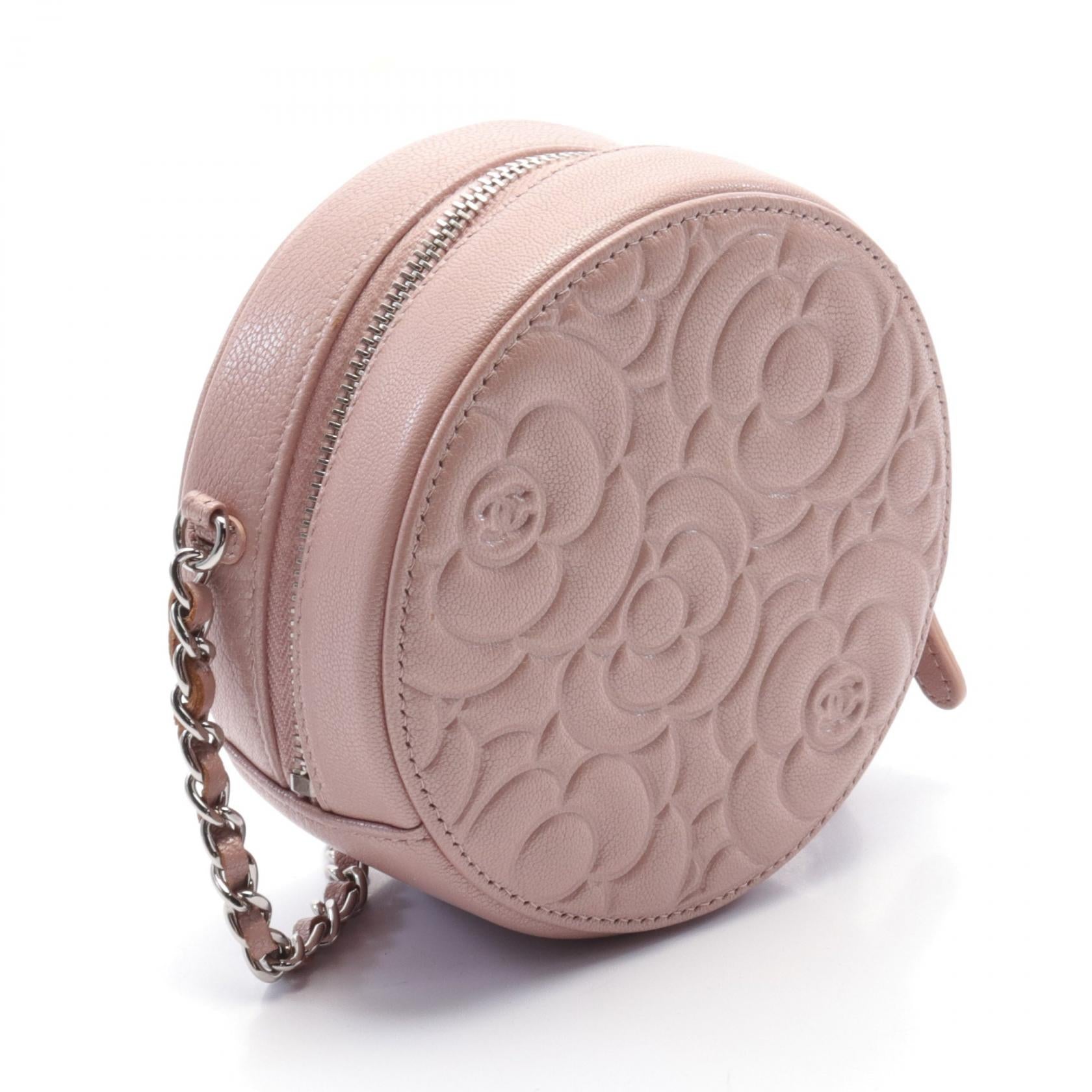 Chanel Camellia Leather Shoulder Bag AP0118