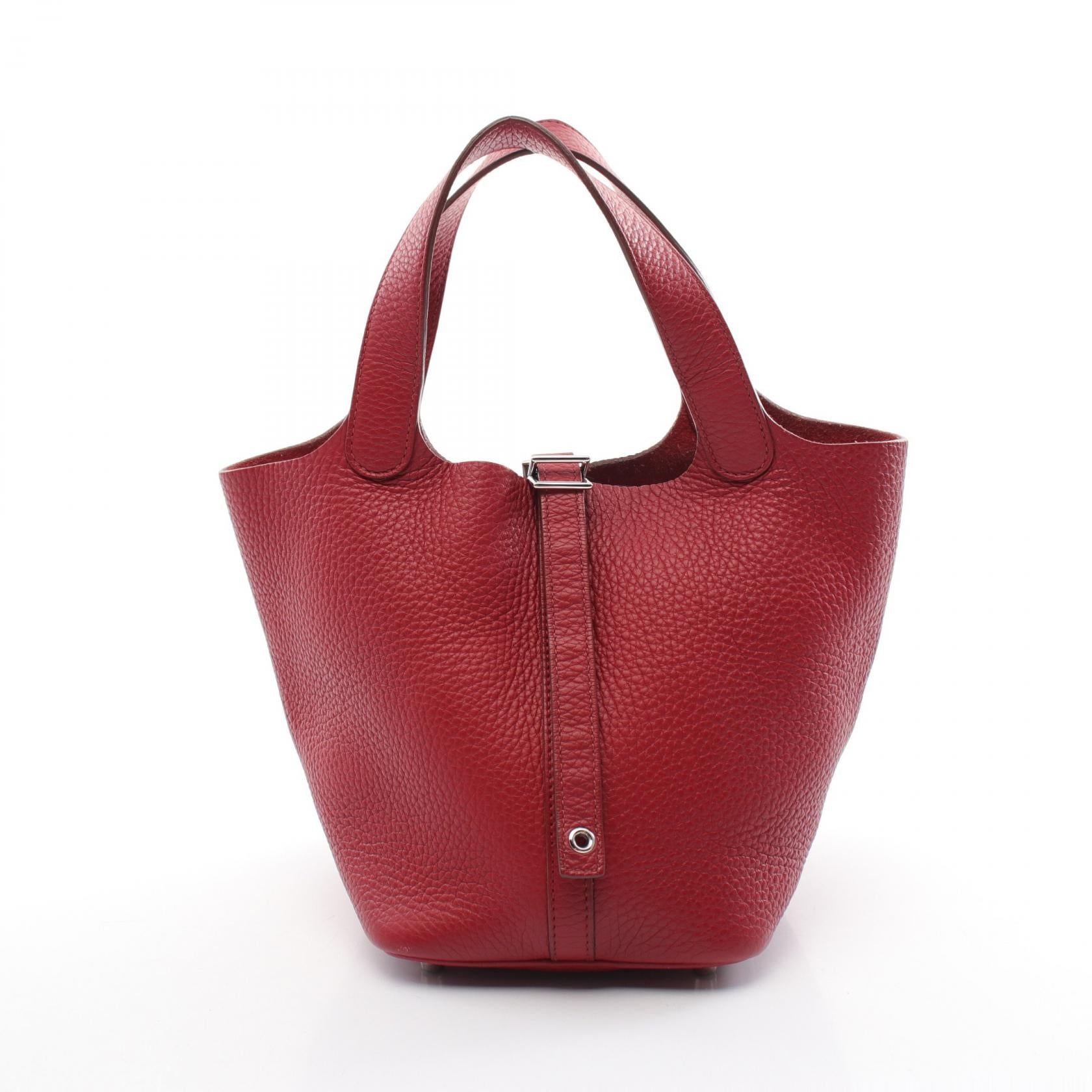 Hermes Picotin Lock PM Ruby Handbag