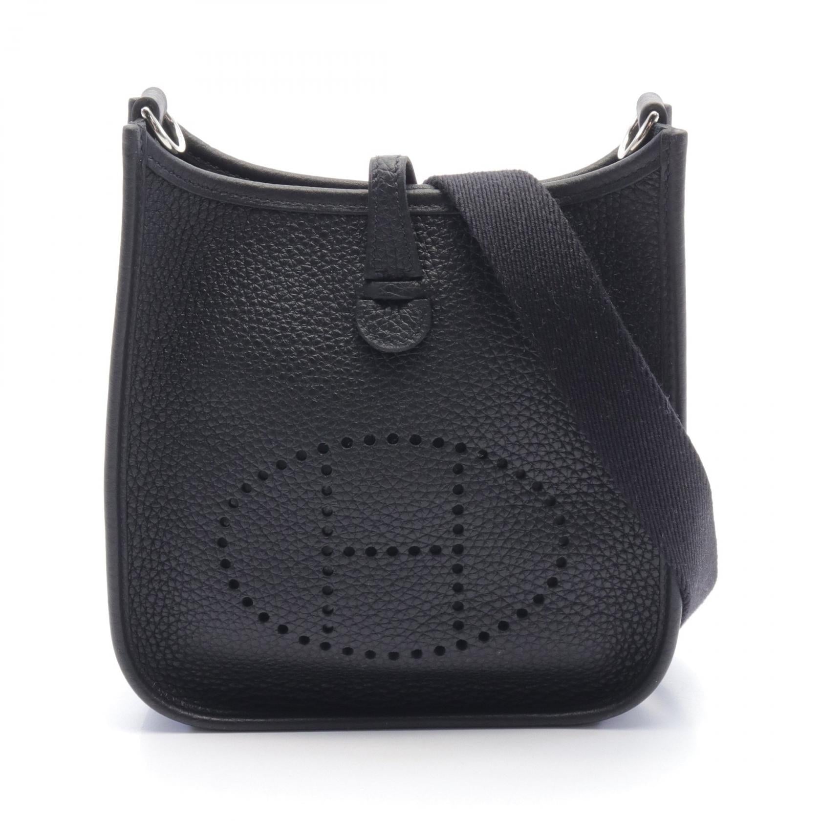 Hermes Evelyne TPM Shoulder Bag Black