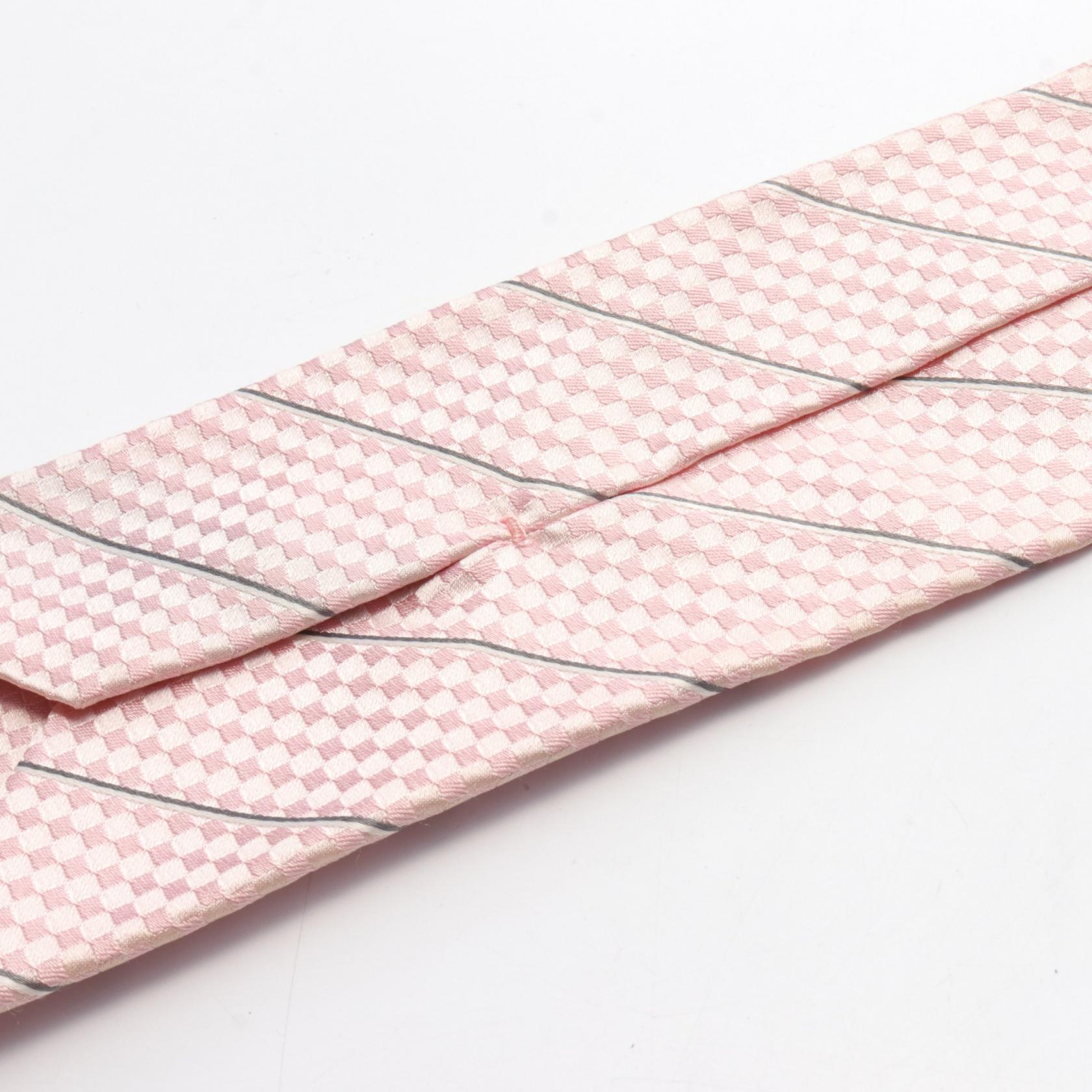 Louis Vuitton Silk Tie Rose Clair M67981