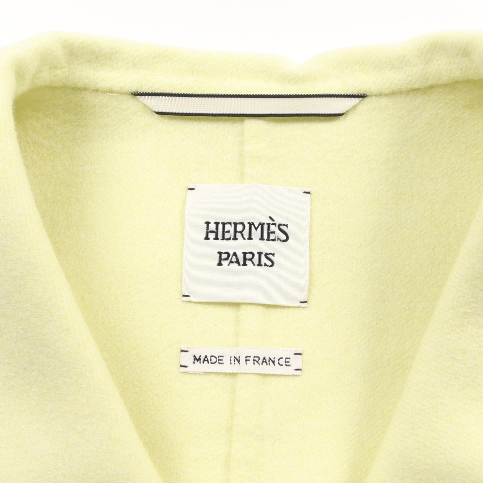 Hermes Cashmere Vest Yellow